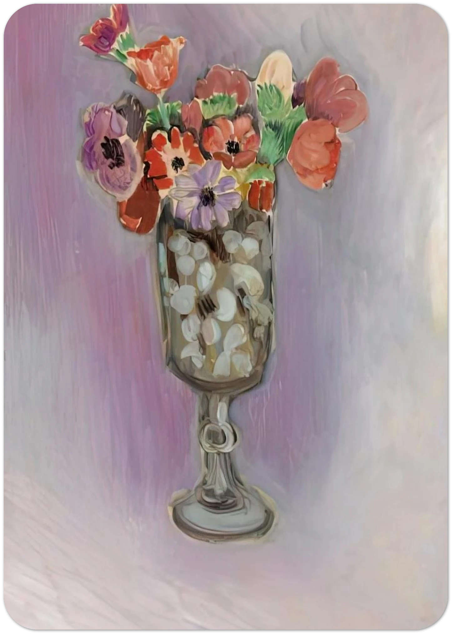 BOUQUET OF ANEMONES 1918 By Henri Matisse Pack of 10 Post Cards | Henri Matisse Post Cards | A6 (10.5 x 14.8 cm) - 4.1 x 5.8 inches