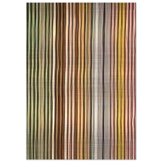 Long John - 1968 - Gene Davis Brushed Aluminum Print - 70x100 cm / 28x40 inches | Gene Davis Aluminum Print | Gene Davis Prints