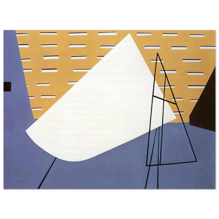 Ralston Crawford - Aircraft Plant - 1945  75x100 cm / 30x40inches Fine Art Poster