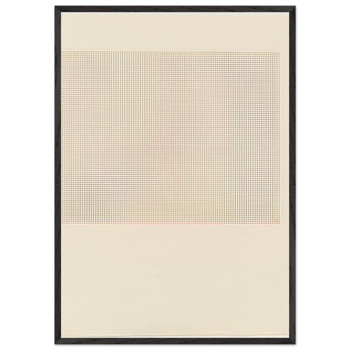 Untitled 7313 - 1973 - Gego 70x100 cm / 28x40 inches Framed Art Print – Black Wooden Frame