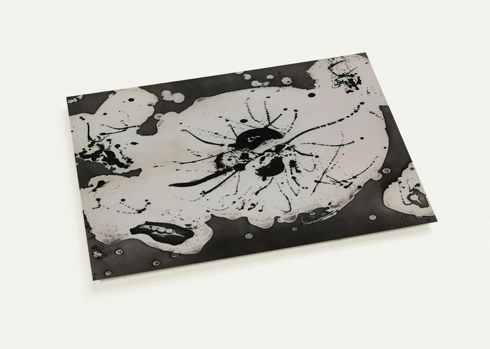 Black Smudge By Sam Francis Pack of 10 Post Cards | Sam Francis Post Cards | A6 (10.5 x 14.8 cm) - 4.1 x 5.8 inches