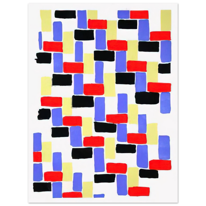 Sonia Delaunay - %D1%81OULEURS IDEES  75x100 cm / 30x40inches Fine Art Poster