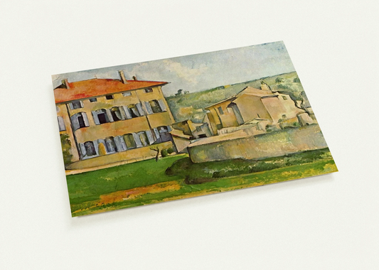 House and Farm at Jas de Bouffan By Paul Cézanne Pack of 10 Post Cards | Paul Cézanne Post Cards | A6 (10.5 x 14.8 cm) - 4.1 x 5.8 inches
