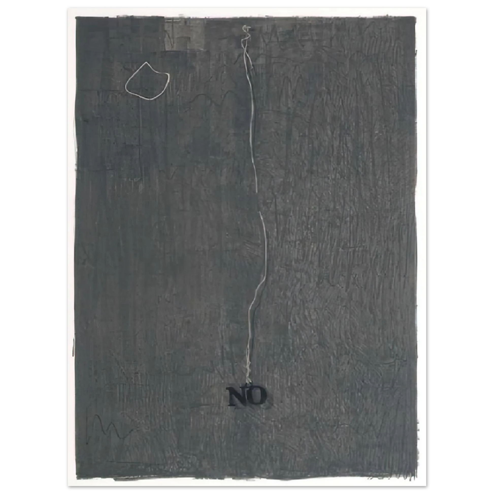 Jasper Johns - NO 1969 Fine Art Poster - Default Title