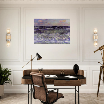 Sea Study - claude monet Brushed Aluminum Print - 70x100 cm / 28x40 inches | claude monet Aluminum Print | claude monet Prints