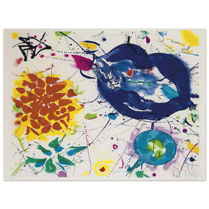Sam Francis - Senza Titolo III  75x100 cm / 30x40inches Fine Art Poster