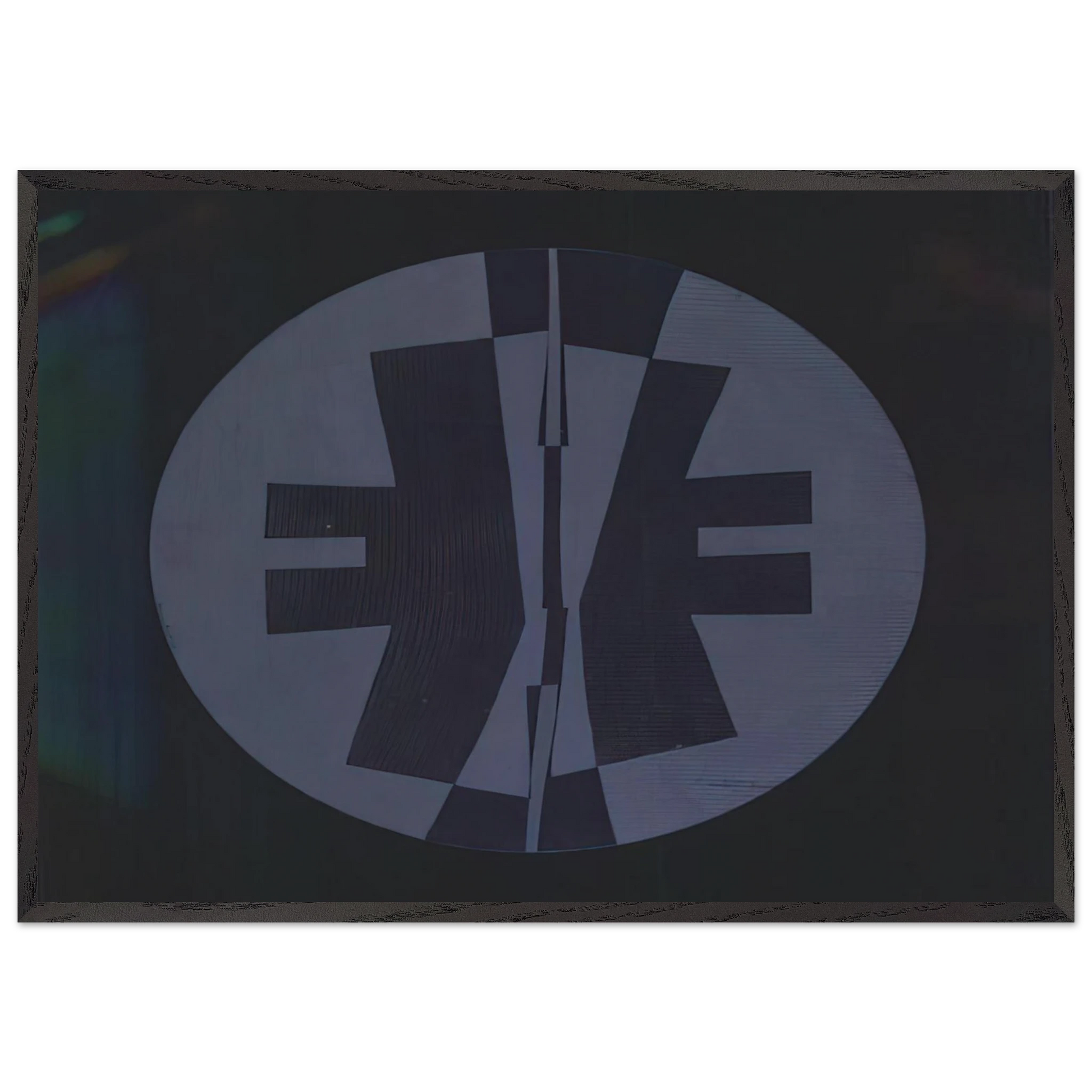 Moonscape - 1969 - Jimmy Ernst Framed Art Print – Black Wooden Frame - Default Title - -Framed Art Print