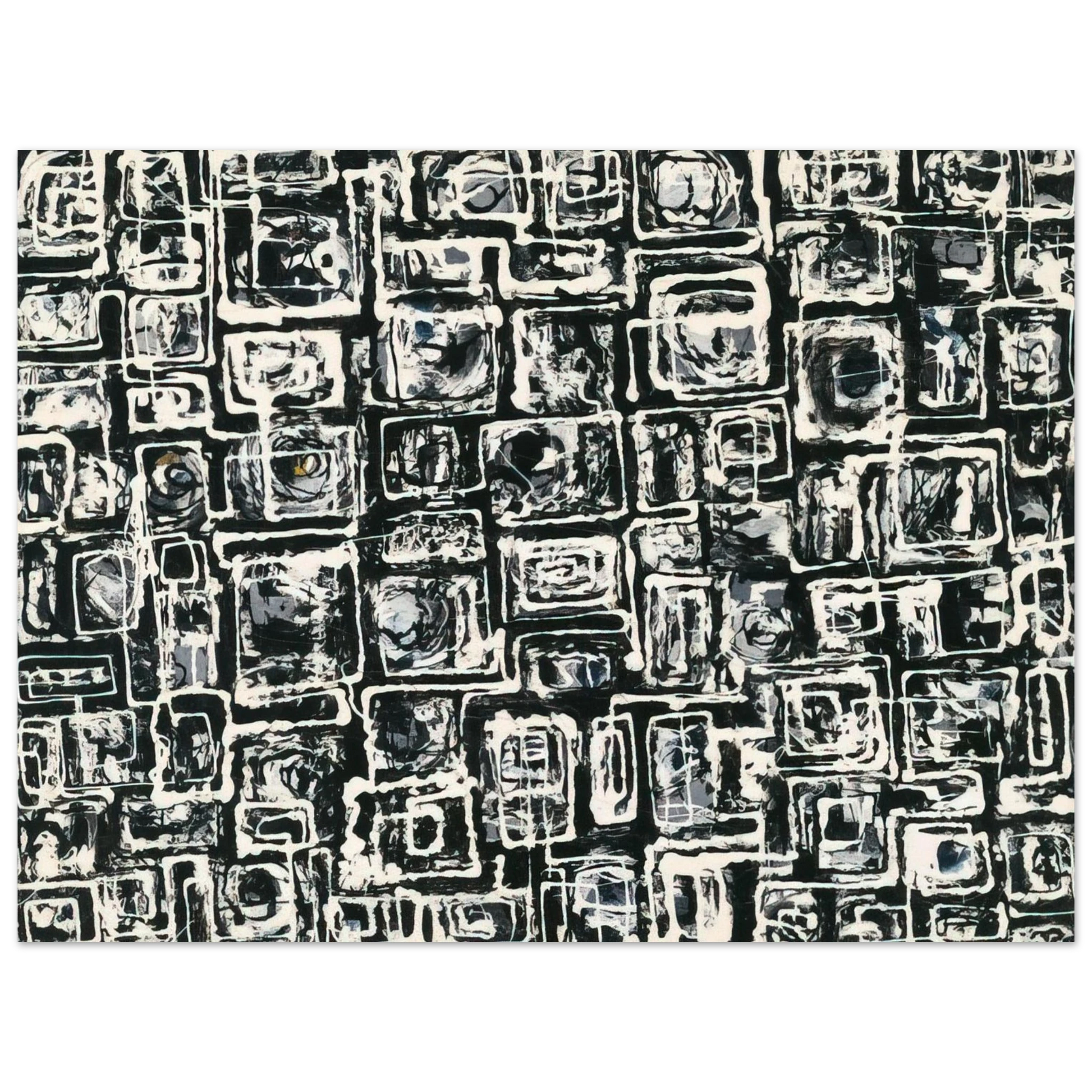 Lee Krasner - White Squares Fine Art Poster - Default Title
