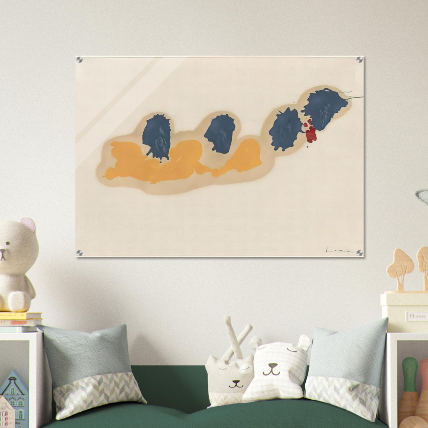 April IV - 1960 - Helen Frankenthaler Acrylic Print - 70x100 cm / 28x40″ inches | Helen Frankenthaler Wall Art | Helen Frankenthaler Prints