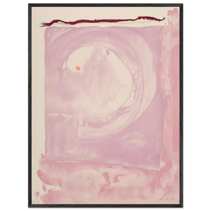 Helen Frankenthaler - Reflections IX - 1995 Wall art - 40x50 cm / 16x20 inches - Premium Wooden Framed Poster With Fine Art Paper - Wood frame
