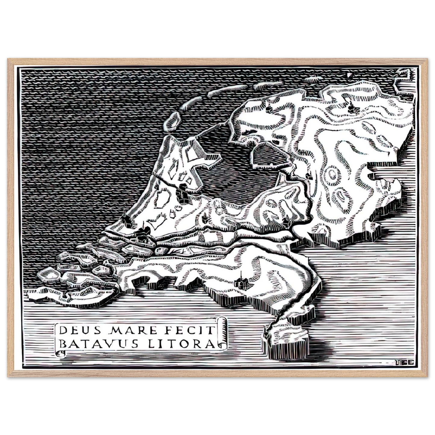 MC Escher - ESCHER (28) Wall Art - 30x40 cm / 12x16 inches - Fine Art Poster - -