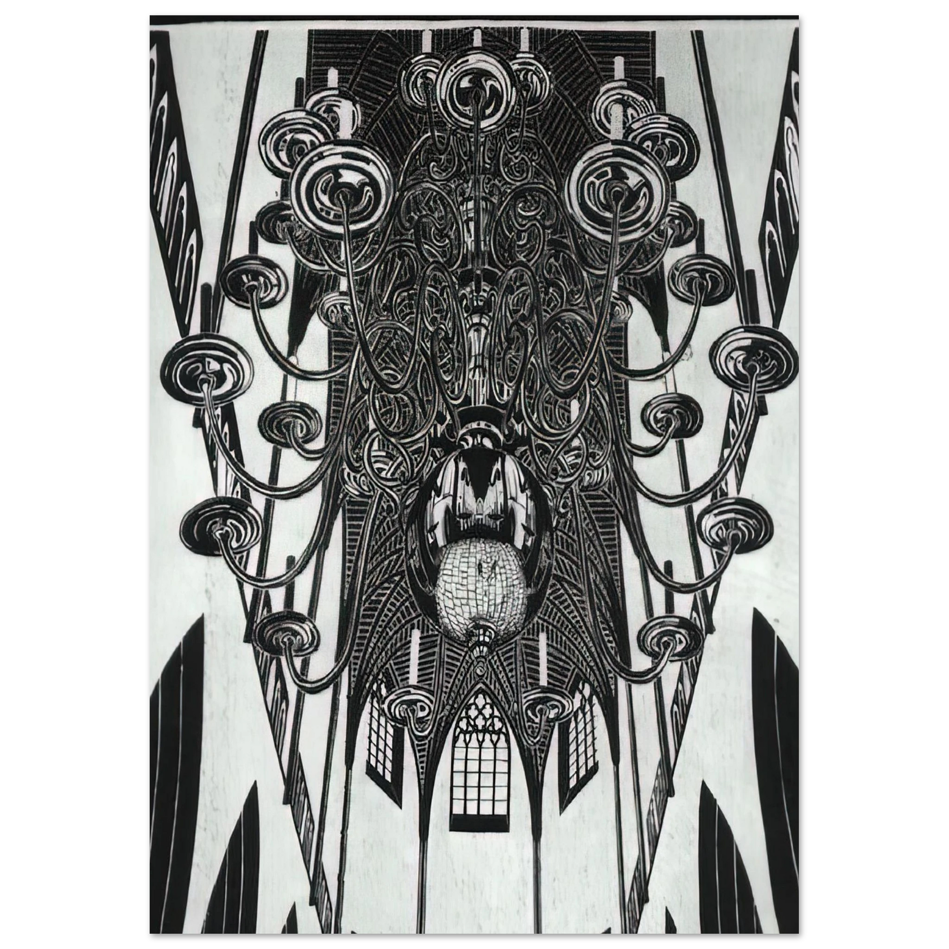 MC Escher - ESCHER (2) Wall Art - 60x80 cm / 24x32 inches - Fine Art Poster - -