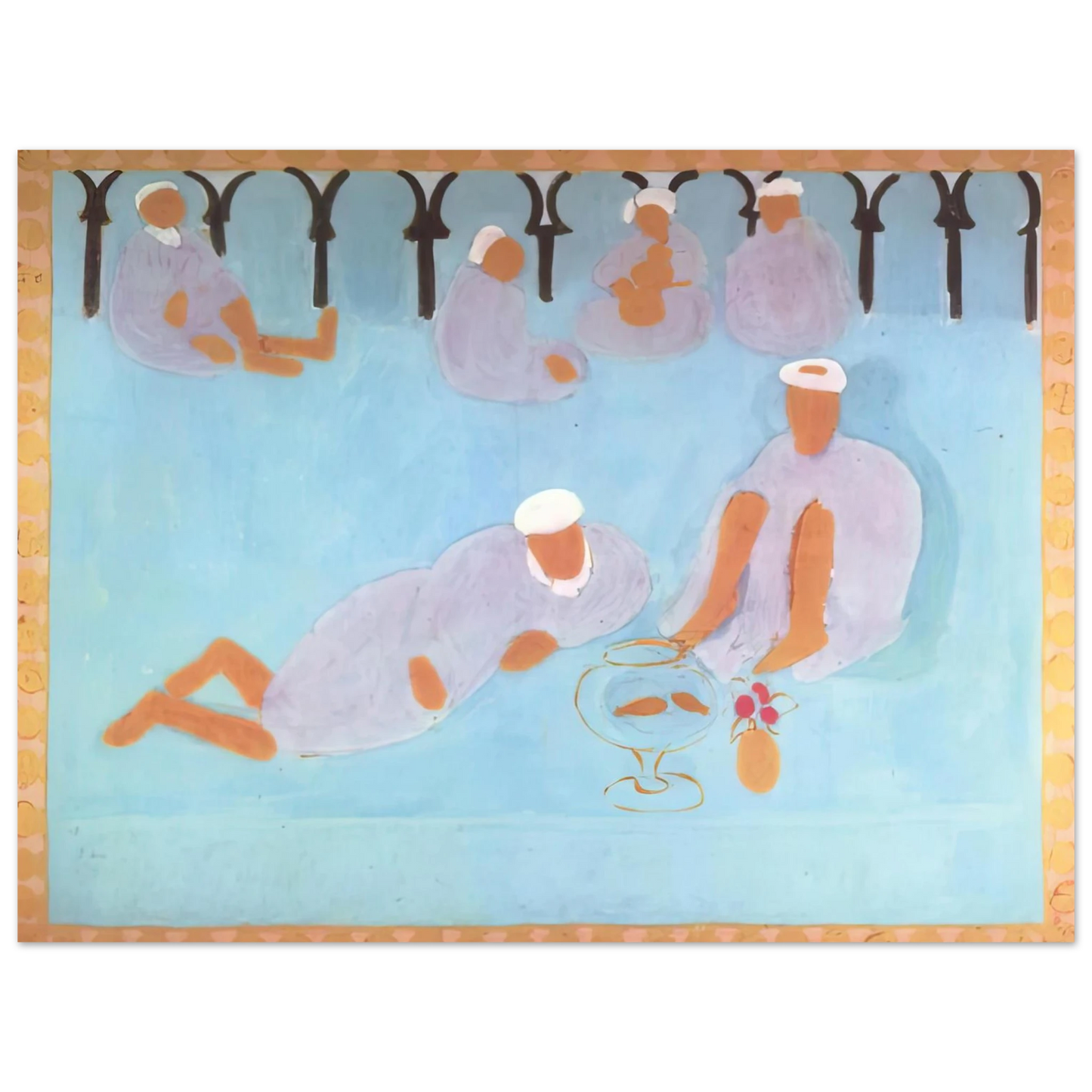 Henri Matisse - MOROCCAN CAF 1913 Fine Art Poster - Default Title