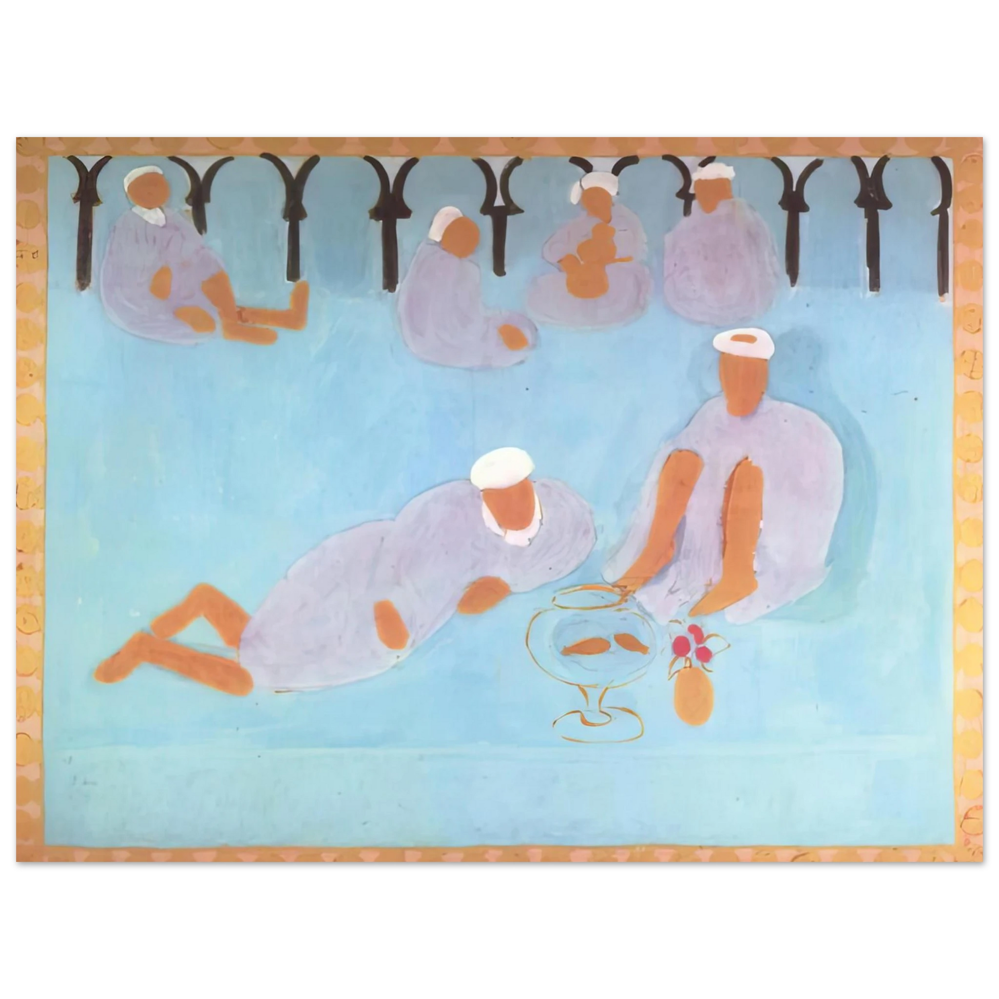 Henri Matisse - MOROCCAN CAF 1913 Fine Art Poster - Default Title