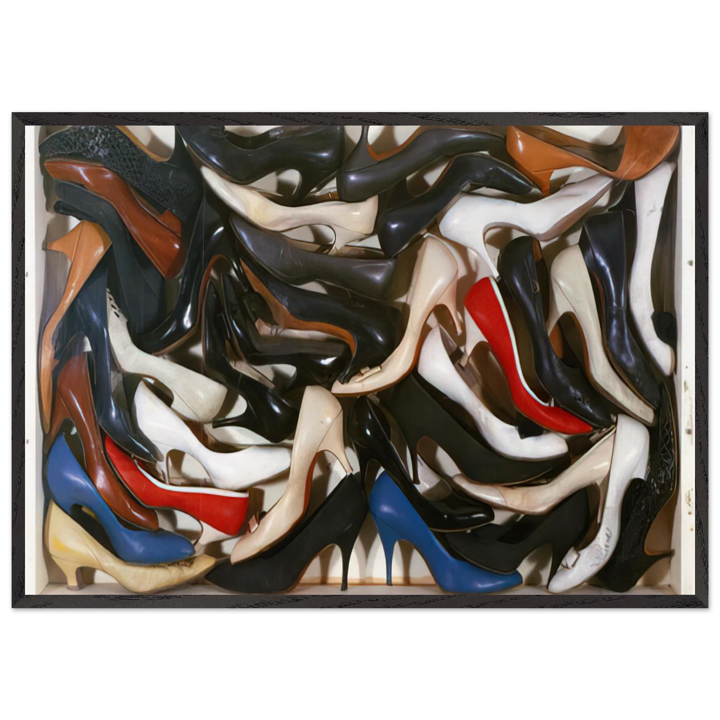 Madison Avenue - 1962 - Arman 70x100 cm / 28x40 inches Framed Art Print – Black Wooden Frame