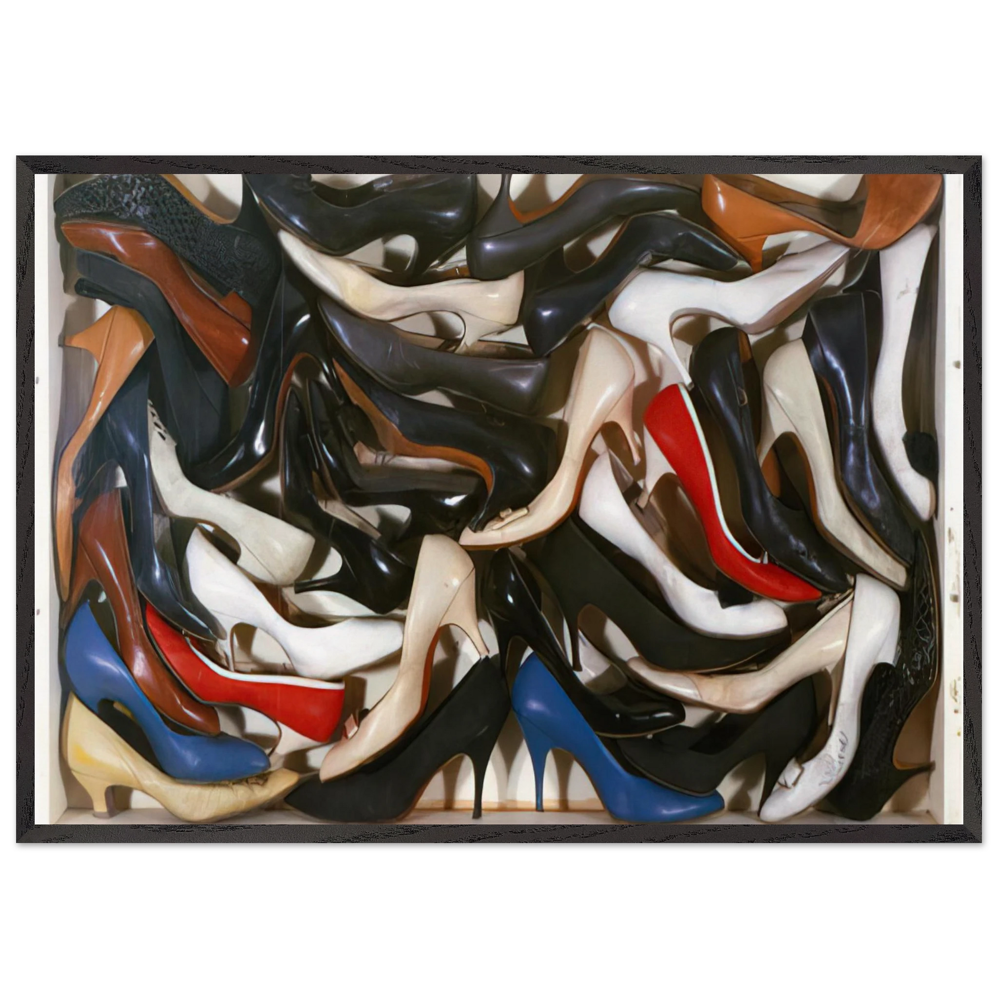 Madison Avenue - 1962 - Arman 70x100 cm / 28x40 inches Framed Art Print – Black Wooden Frame