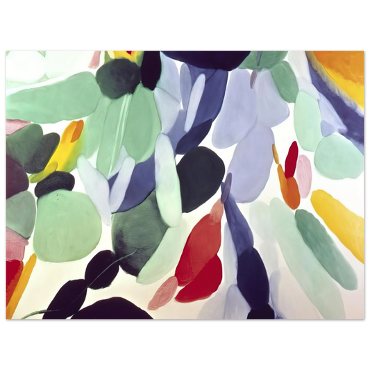 Alice Baber - Seven Green Leagues Fine Art Poster - Default Title