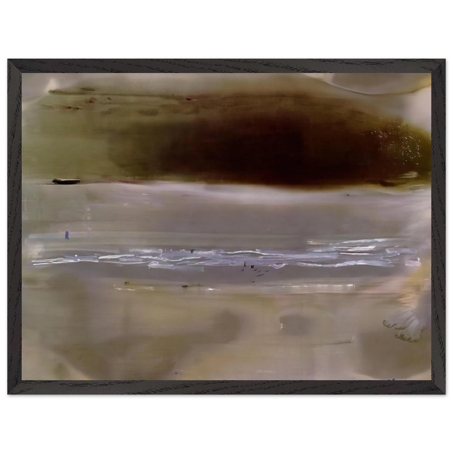 Helen Frankenthaler - Viewpoint II - 1979 Wall art - 21x29.7 cm / 8x12" - Premium Wooden Framed Poster With Fine Art Paper - Black frame