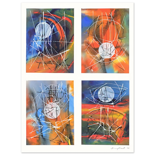 Jimmy Ernst - Four Days - 1979 Fine Art Poster - Default Title