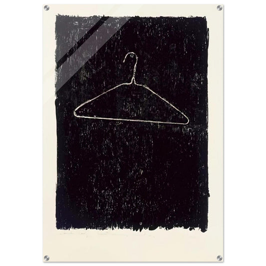 COAT HANGER II - Jasper Johns Acrylic Print - 70x100 cm / 28x40″ inches | Jasper Johns Wall Art | Jasper Johns Prints