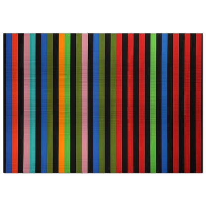 Firebox - 1964 - Gene Davis Brushed Aluminum Print - 70x100 cm / 28x40 inches | Gene Davis Aluminum Print | Gene Davis Prints