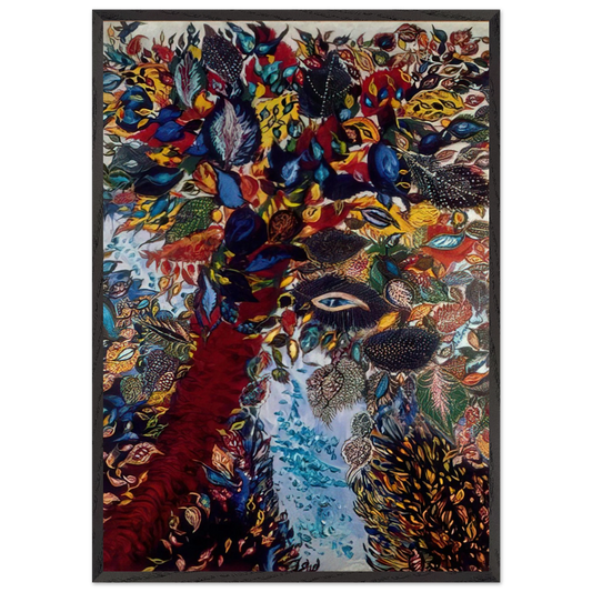 The Tree of Paradise - Seraphine Louis Framed Art Print – Black Wooden Frame - Default Title - -Framed Art Print