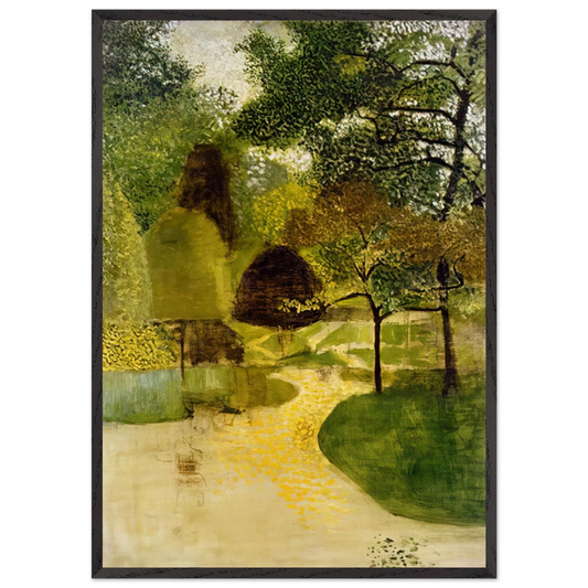 THE PARK 1947 - Victor Pasmore Framed Art Print – Black Wooden Frame - Default Title - -Framed Art Print
