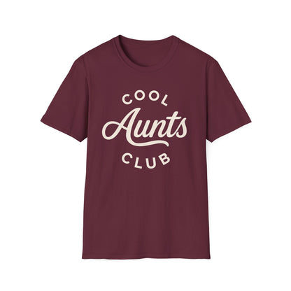Cool Aunts Club Maglietta, Maglietta Regalo Idee Zia Divertente, Graphic Tee Zia Migliore di Sempre, Carina Maglietta Matching Famiglia Sassy Zia