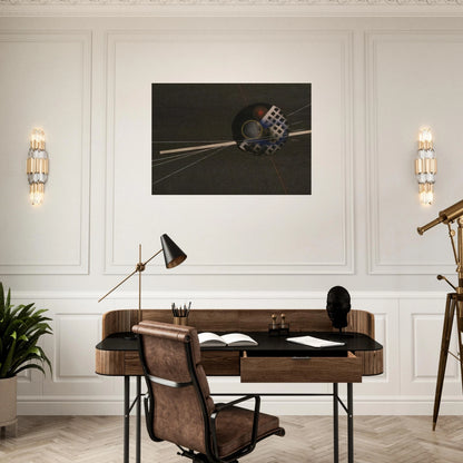 Emery Paper collage - Laszlo Moholy-Nagy Brushed Aluminum Print - 70x100 cm / 28x40 inches | Laszlo Moholy-Nagy Aluminum Print | Laszlo Moholy-Nagy Prints