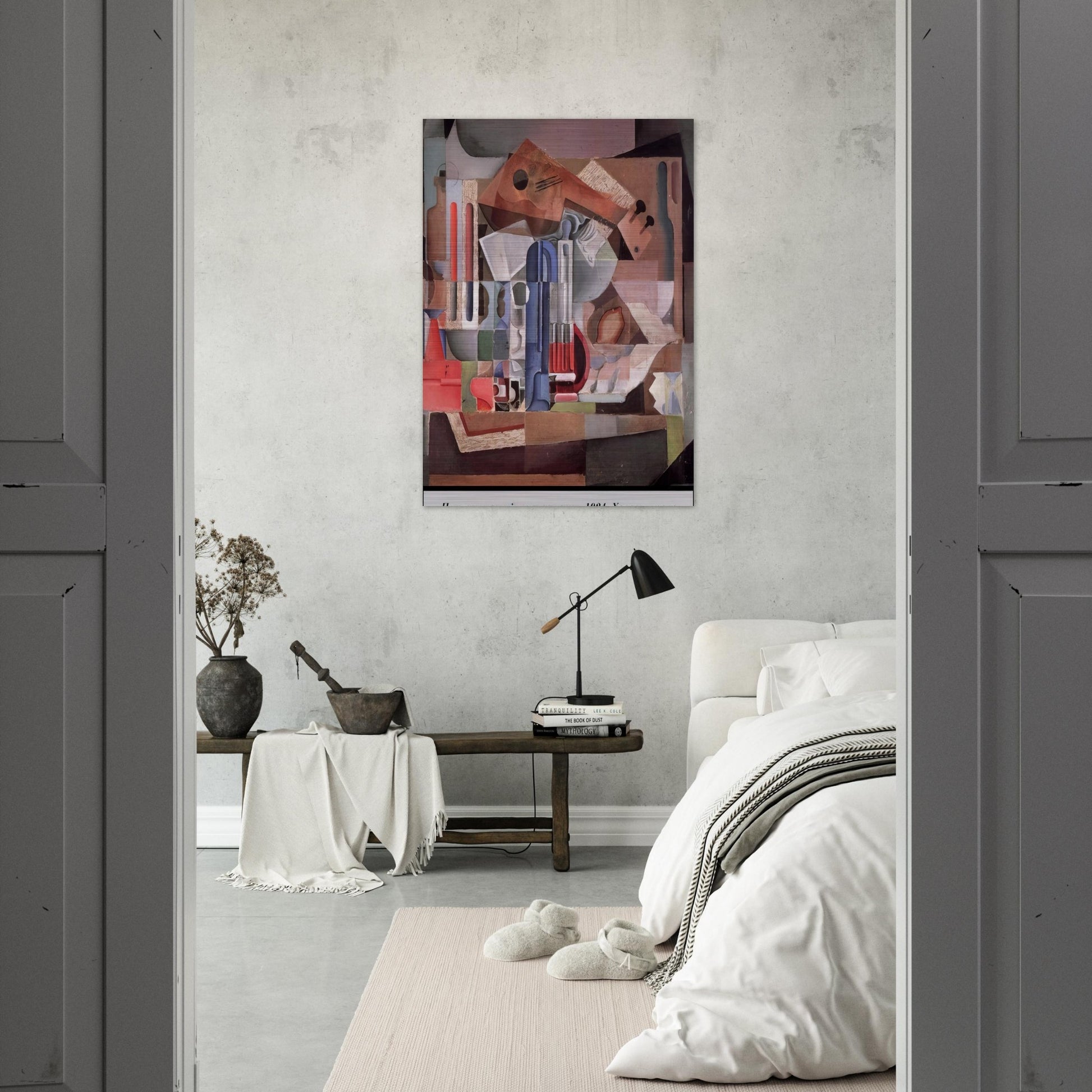 PURISTIC STILL LIFE - Salvador Dali Brushed Aluminum Print - 70x100 cm / 28x40 inches | Salvador Dali Aluminum Print | Salvador Dali Prints