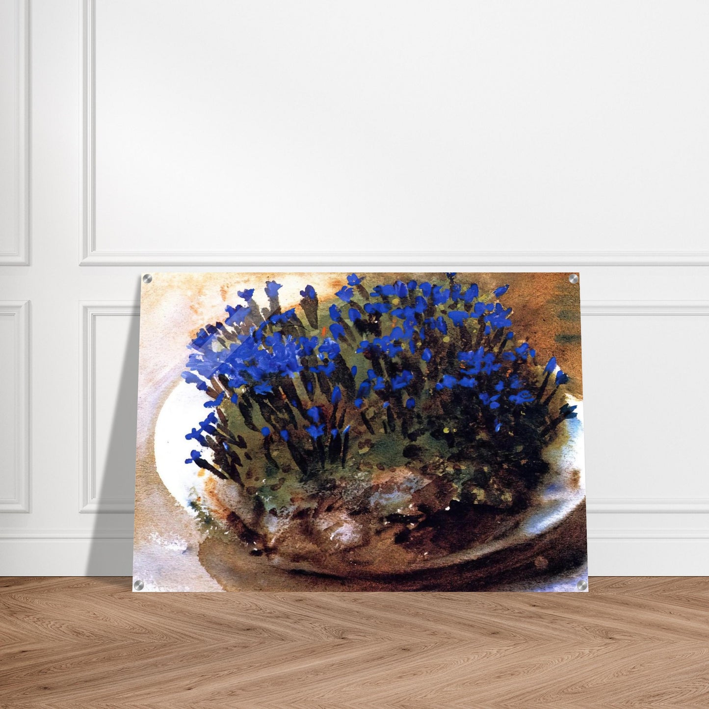 Blue Gentians - John Singer Sargent Acrylic Print - 70x100 cm / 28x40″ inches