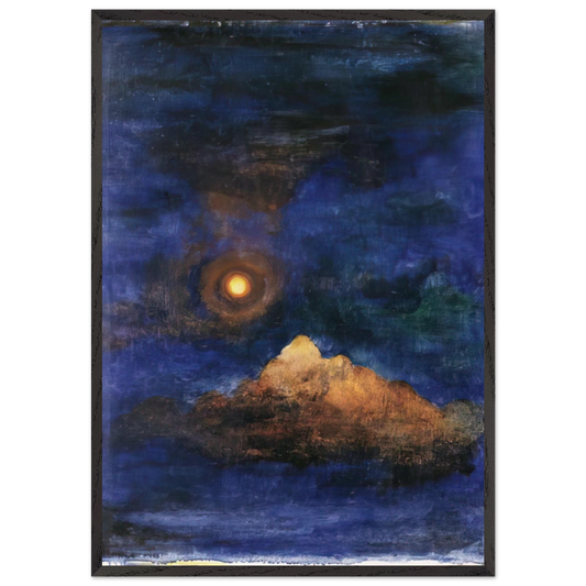 Concepimento nel cosmo - 1920 - Julius Bissier Framed Art Print – Black Wooden Frame - Default Title - -Framed Art Print