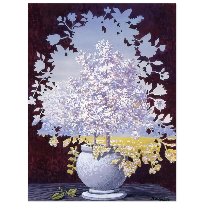 Rene Magritte - THE FLASH 1959  75x100 cm / 30x40inches Fine Art Poster