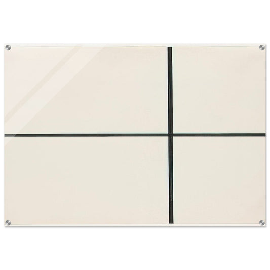 Horizontal and Vertical Lines - Ellsworth Kelly Acrylic Print - 70x100 cm / 28x40″ inches