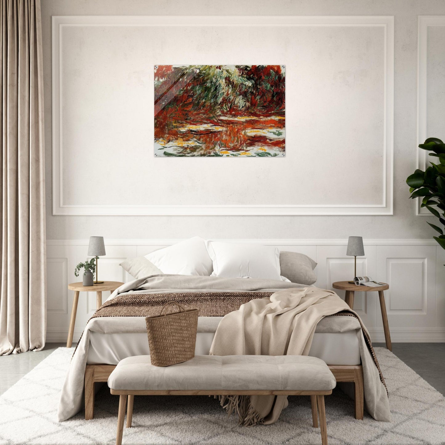 Water Lily Pond - claude monet Acrylic Print - 70x100 cm / 28x40″ inches | claude monet Wall Art | claude monet Prints