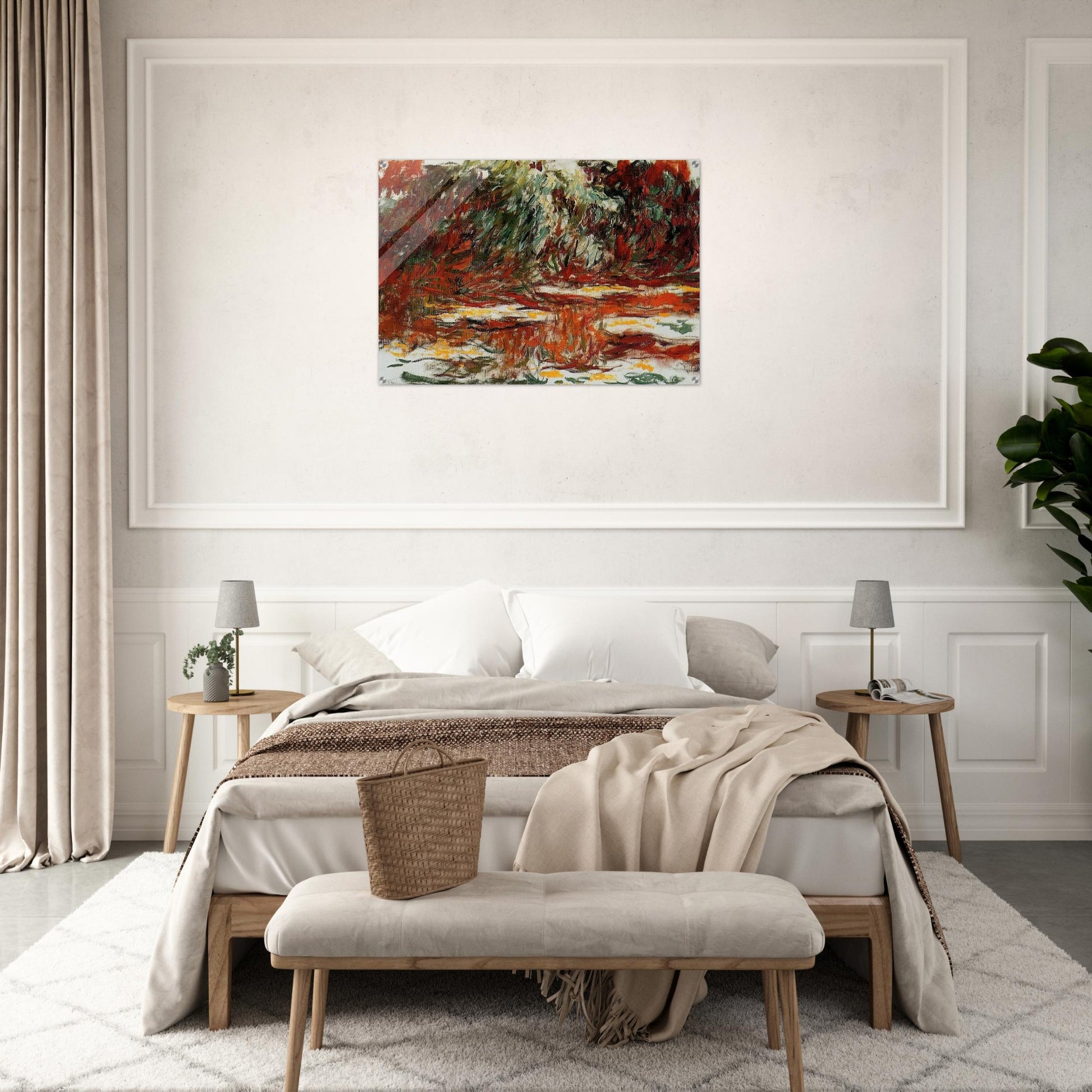 Water Lily Pond - claude monet Acrylic Print - 70x100 cm / 28x40″ inches | claude monet Wall Art | claude monet Prints