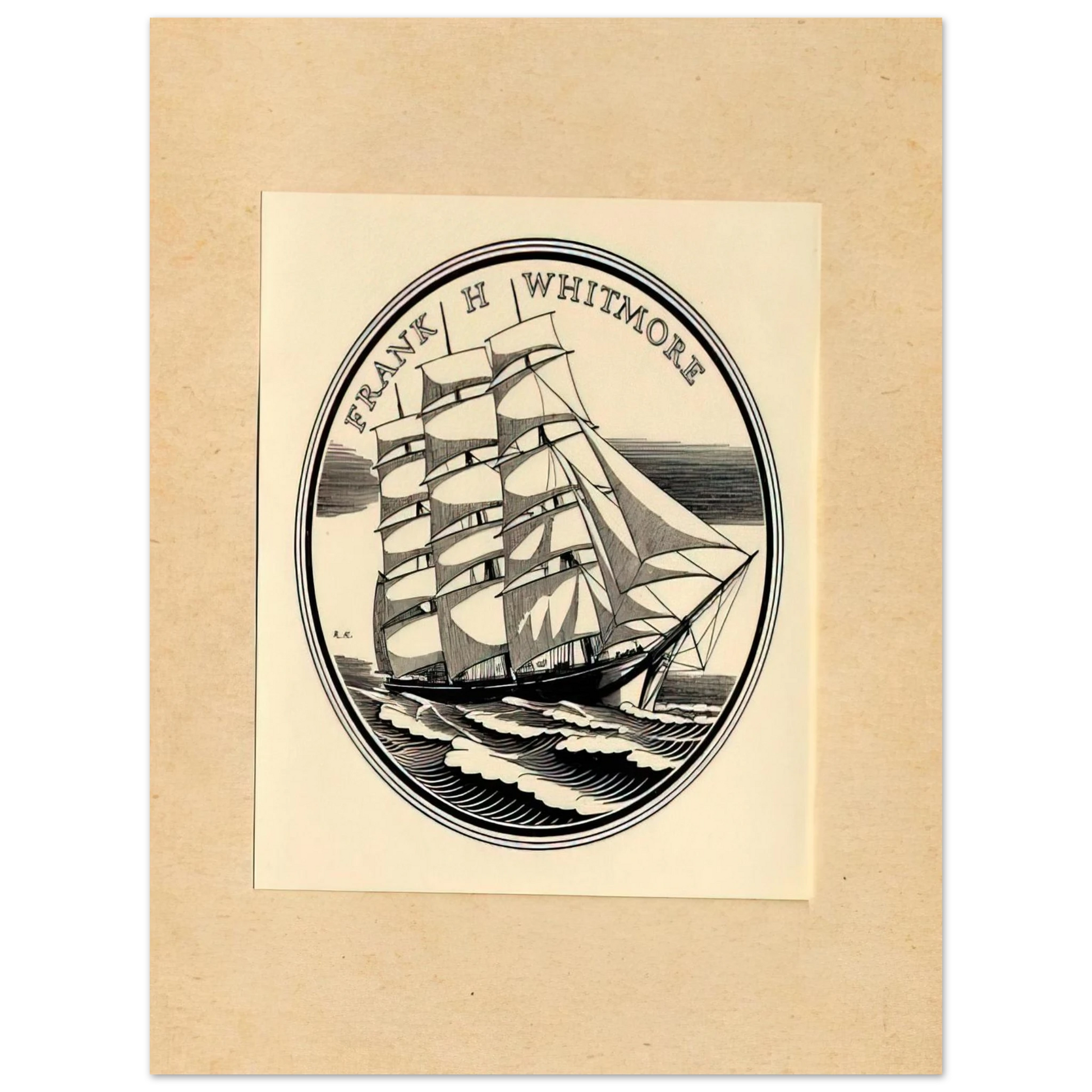 Rockwell Kent - Illustration to Frank H. Whitmore Fine Art Poster - Default Title