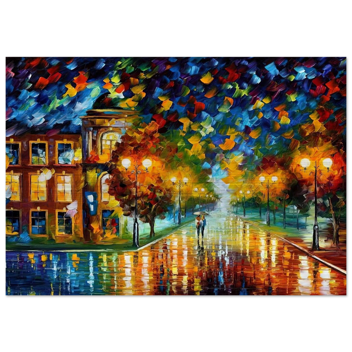 Leonid Afremov - Leonid Afremov Brushed Aluminum Print - 70x100 cm / 28x40 inches | Leonid Afremov Aluminum Print | Leonid Afremov Prints
