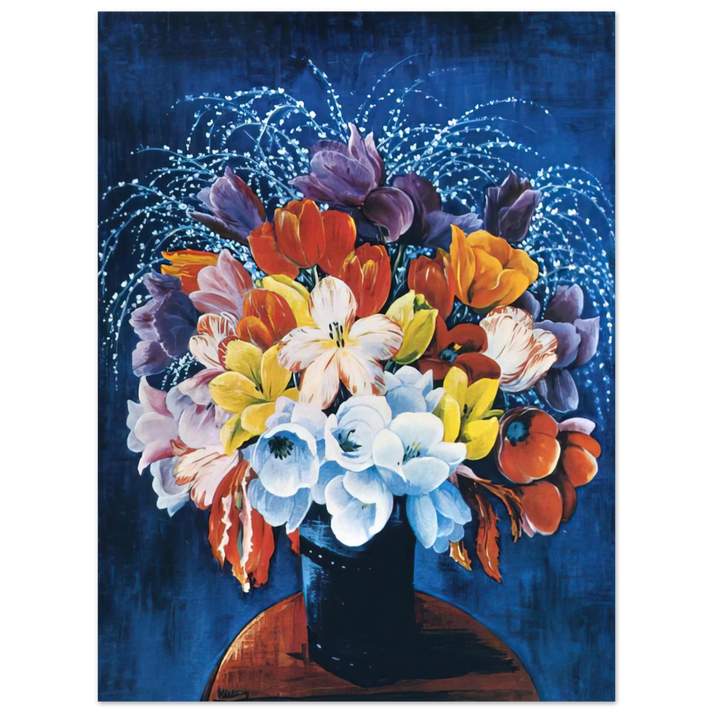 Moise Kisling - BOUQUET OF TULIPS  75x100 cm / 30x40inches Fine Art Poster