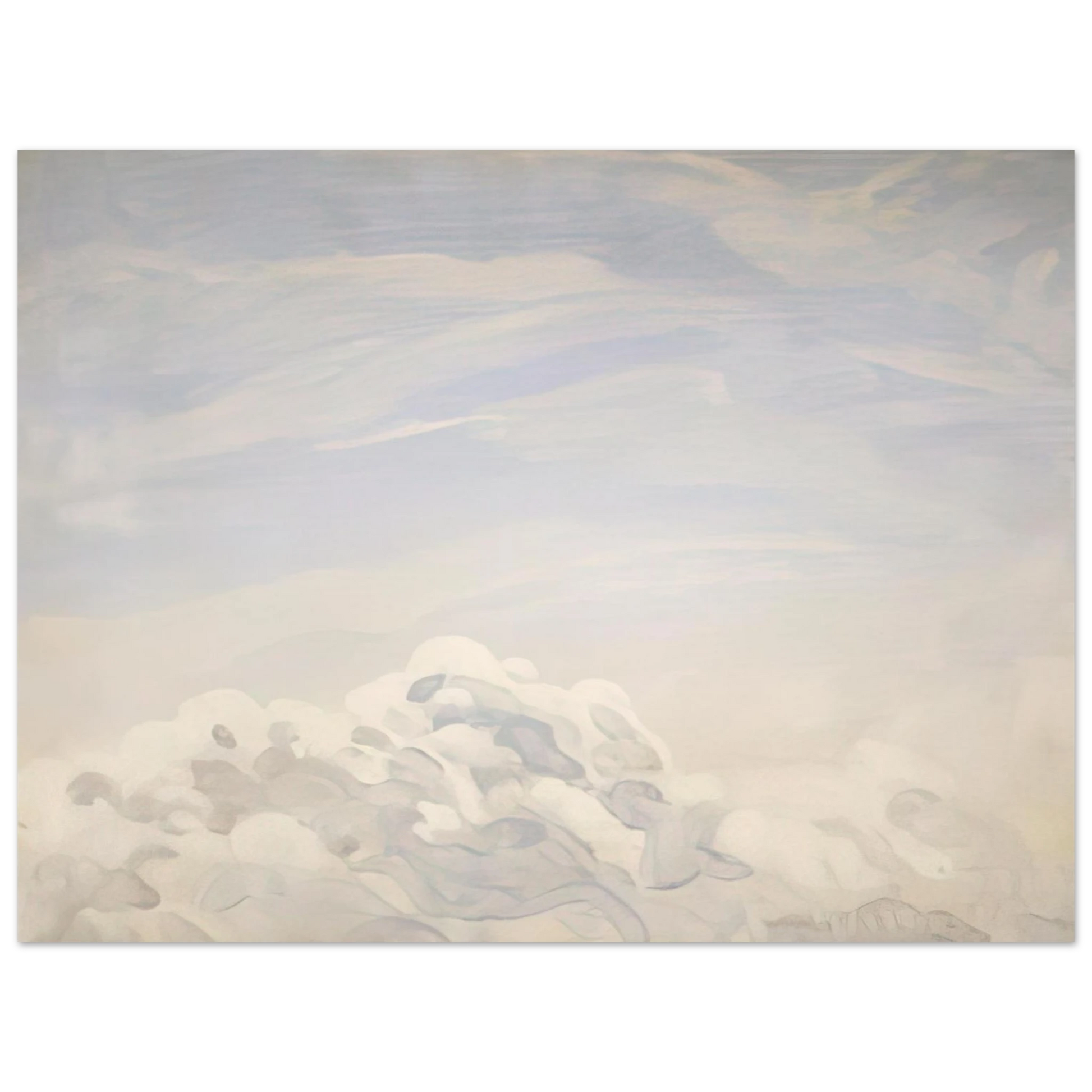 Neil Welliver - Study for Clouds I - 1979 Fine Art Poster - Default Title