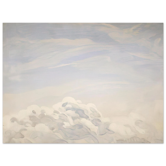 Neil Welliver - Study for Clouds I - 1979 Fine Art Poster - Default Title