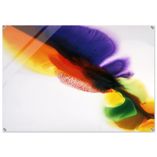 Phenomena Tibetan Flange - 1973 - Paul Jenkins Acrylic Print - 70x100 cm / 28x40″ inches