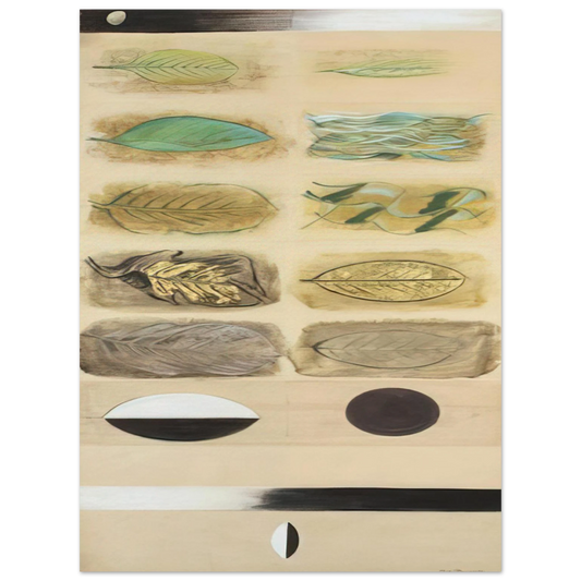 Morris Graves - Life Cycle of a Leaf - Expressionism Fine Art Poster - Default Title