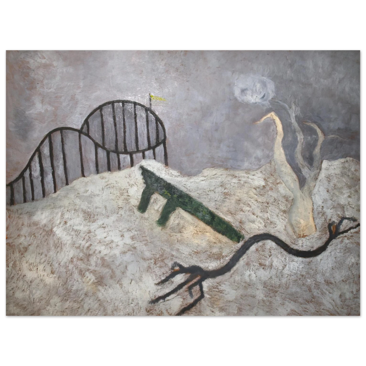 Theodoros Stamos - Coney Island - 1945  75x100 cm / 30x40inches Fine Art Poster