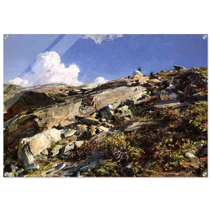 In the Alps - John Singer Sargent Acrylic Print - 70x100 cm / 28x40″ inches | John Singer Sargent Wall Art | John Singer Sargent Prints
