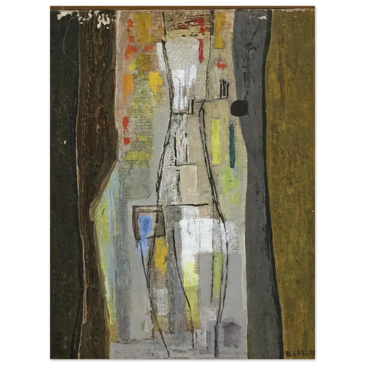 Bice Lazzari - Stratificazione I - Art Informel  75x100 cm / 30x40inches Fine Art Poster