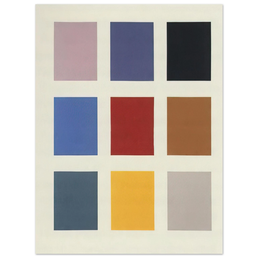 Gerhard Richter - COLOR CHART NO 139 1 1966 Fine Art Poster - Default Title