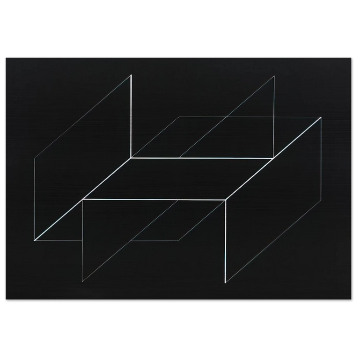 STRUCTURAL CONSTELLATION 1950 0 - Josef Albers Brushed Aluminum Print - 70x100 cm / 28x40 inches | Josef Albers Aluminum Print | Josef Albers Prints