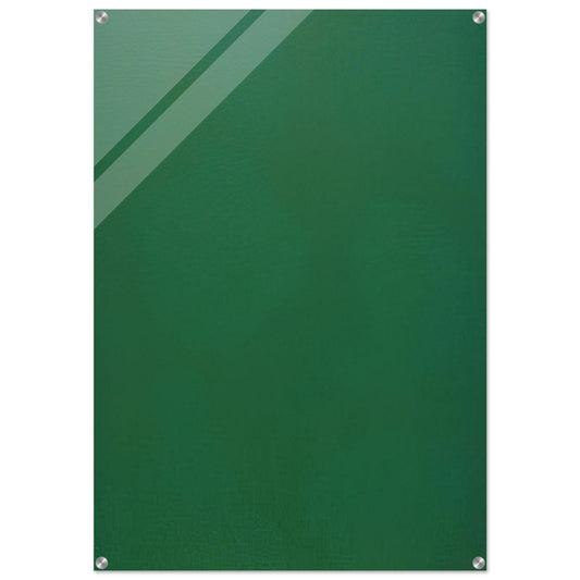 Microchromie ZL, 70 Vert jade - Fernand Leduc Acrylic Print - 70x100 cm / 28x40″ inches