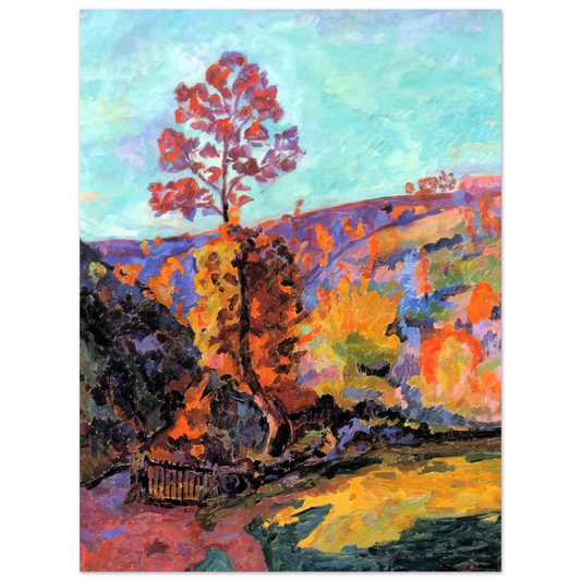 Armand Guillaumin - Paysage à Crozant - 1917 Fine Art Poster - Default Title